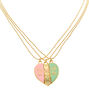 Mother &amp; Sisters Heart Pendant Necklaces - 3 Pack,