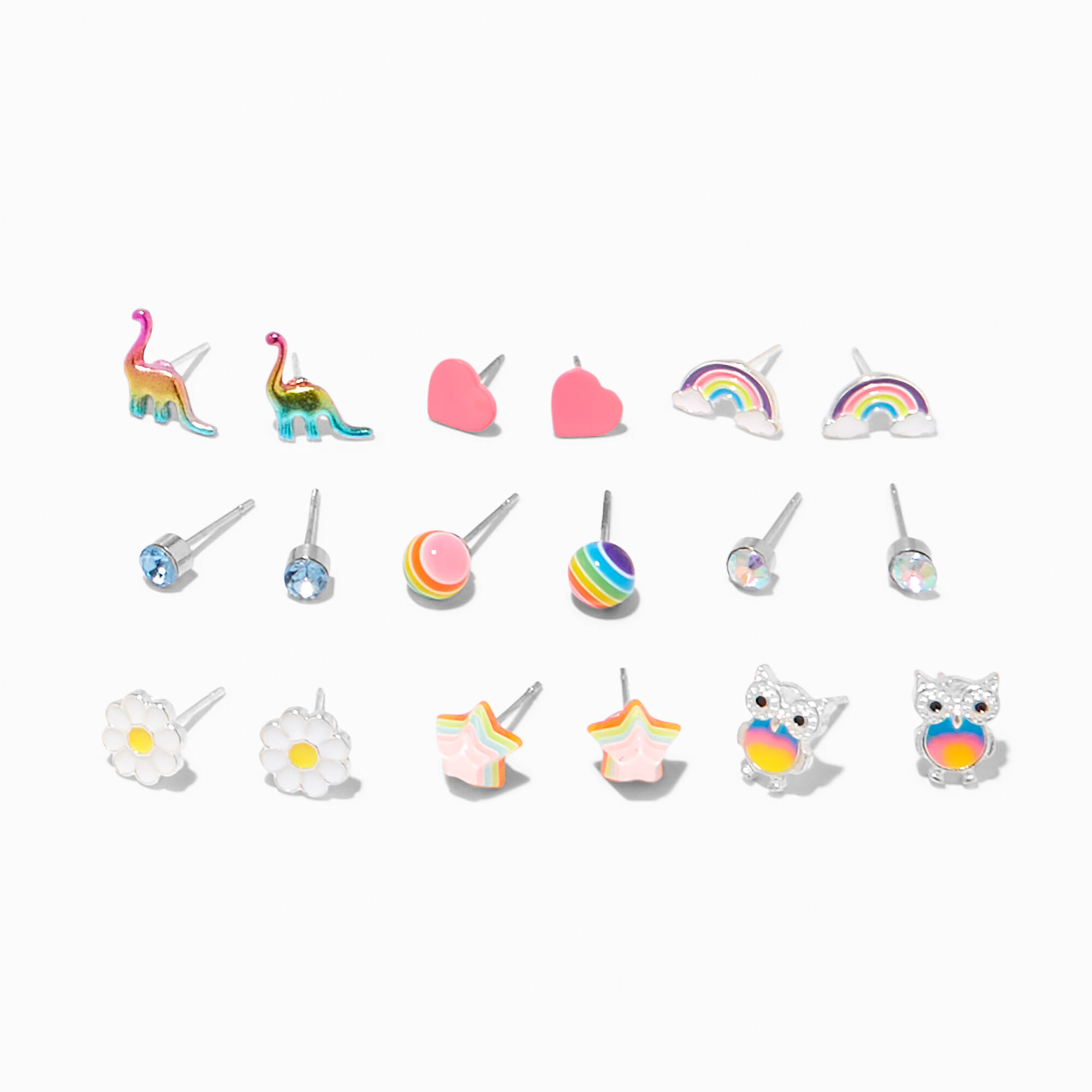 Fun stud earrings on sale
