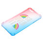 Coque de portable protectrice arc-en-ciel &laquo;&nbsp;So Over It&nbsp;&raquo; - Compatible avec iPhone 6/7/8,