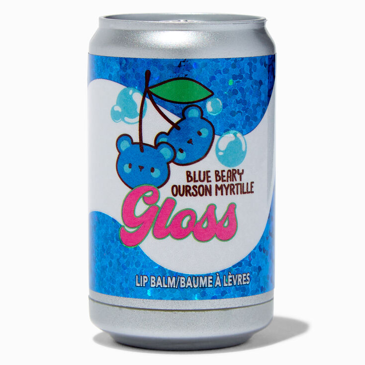 Blue &#39;Beary&#39; Soda Can Lip Balm,
