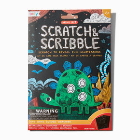 ooly&reg; Dino Days Scratch &amp; Scribble Mini Kit,