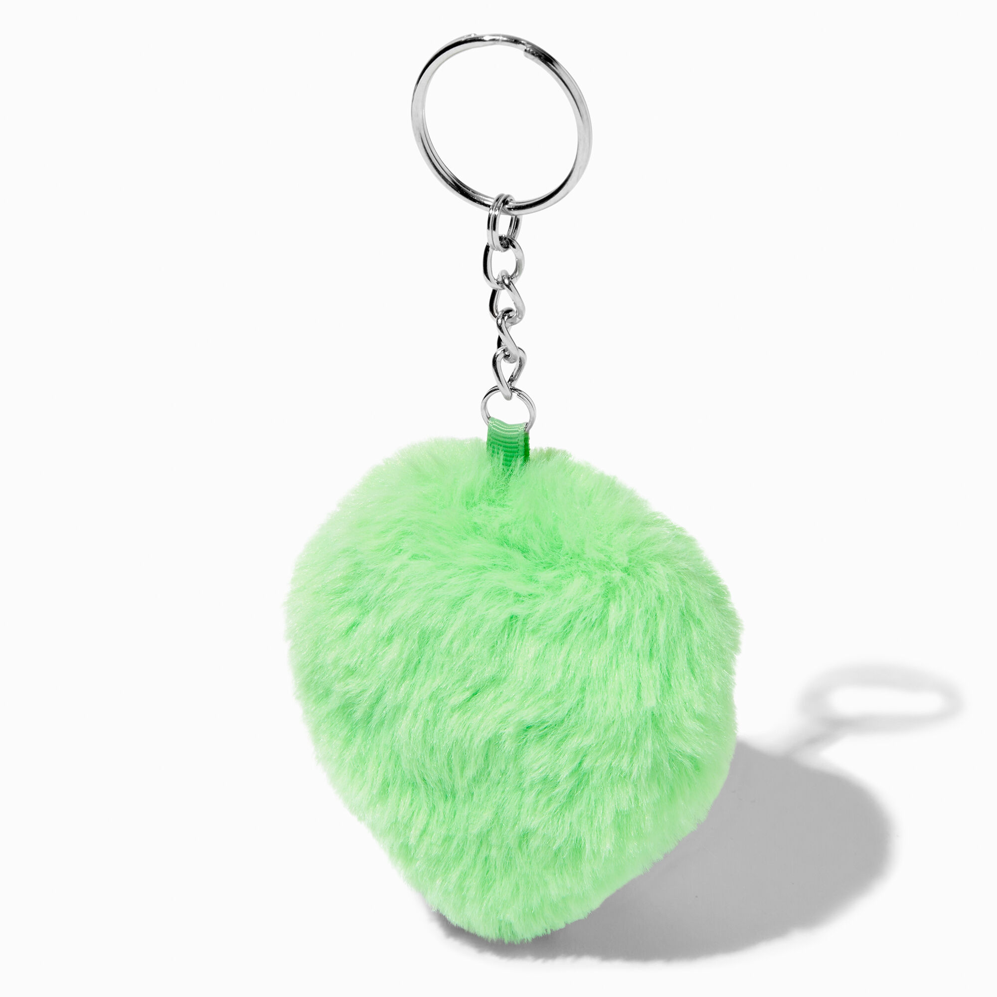 Green Alien Pom Pom Keychain