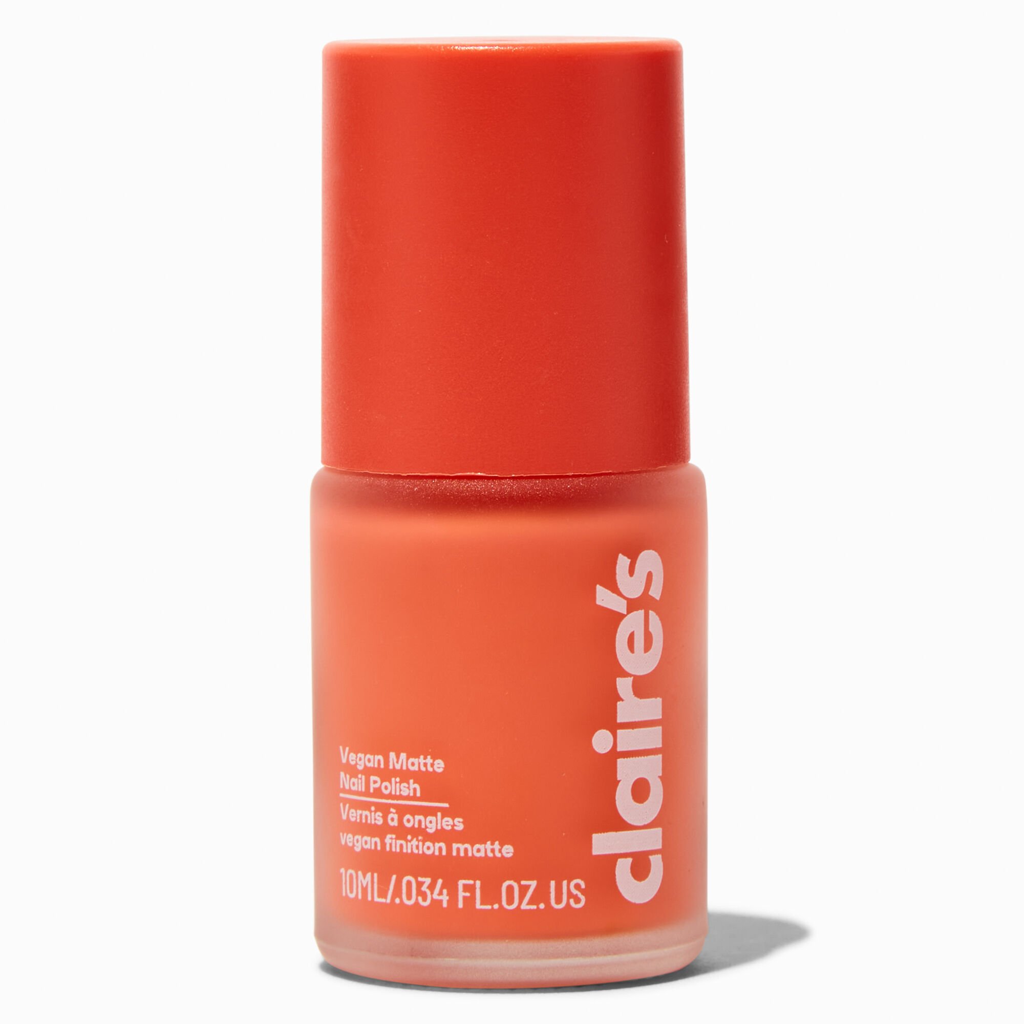Matte Effect Nail Polish - Tangerine Slice,