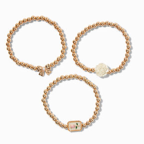 Gold-tone Uptown Stretch Bracelets - 3 Pack,
