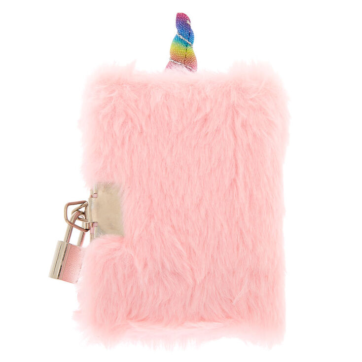 Claire&#39;s Club Caticorn Lock Diary - Pink,