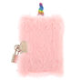 Claire&#39;s Club Caticorn Lock Diary - Pink,
