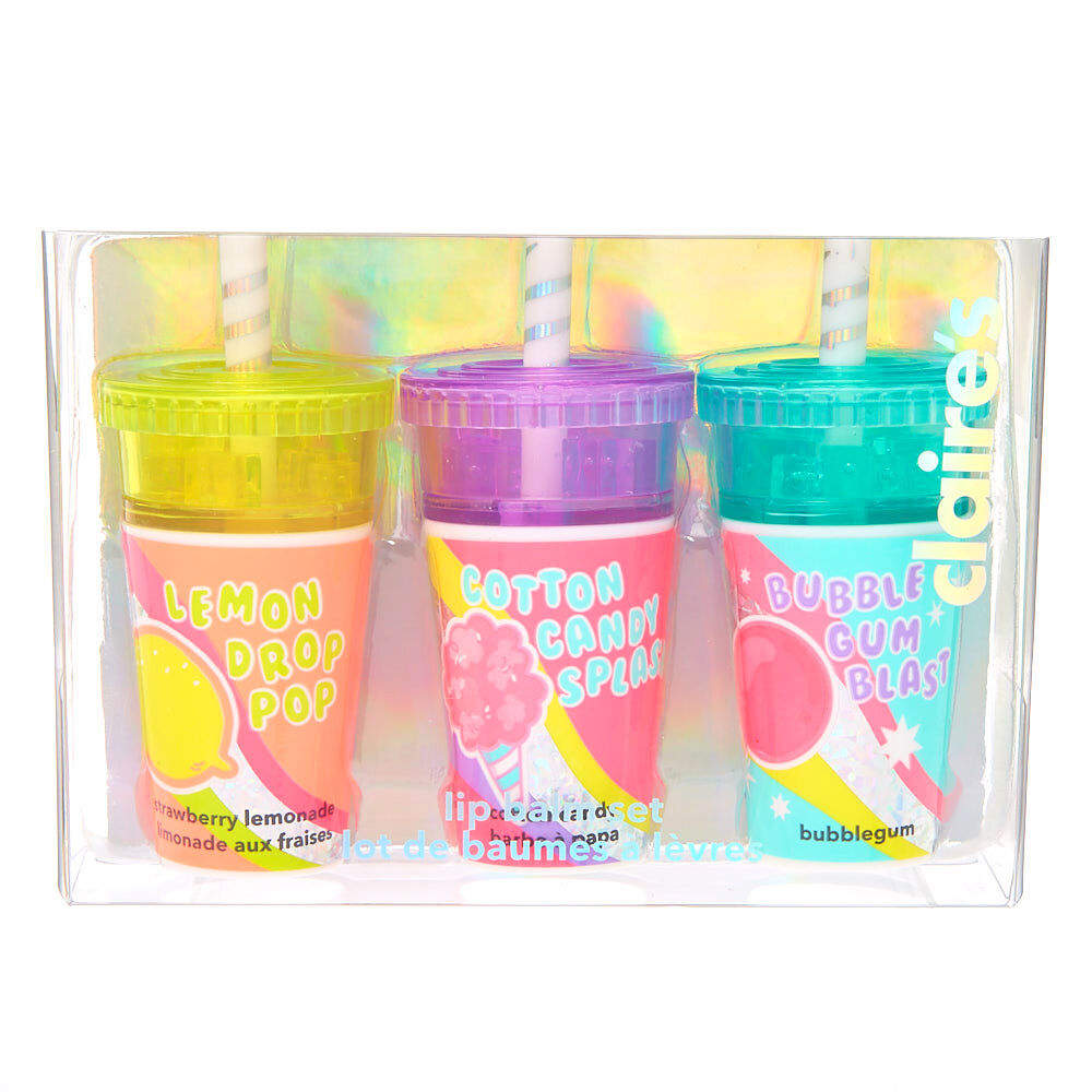 Candy Shaker Soda Pop Lip Balm Set - 3 Pack,