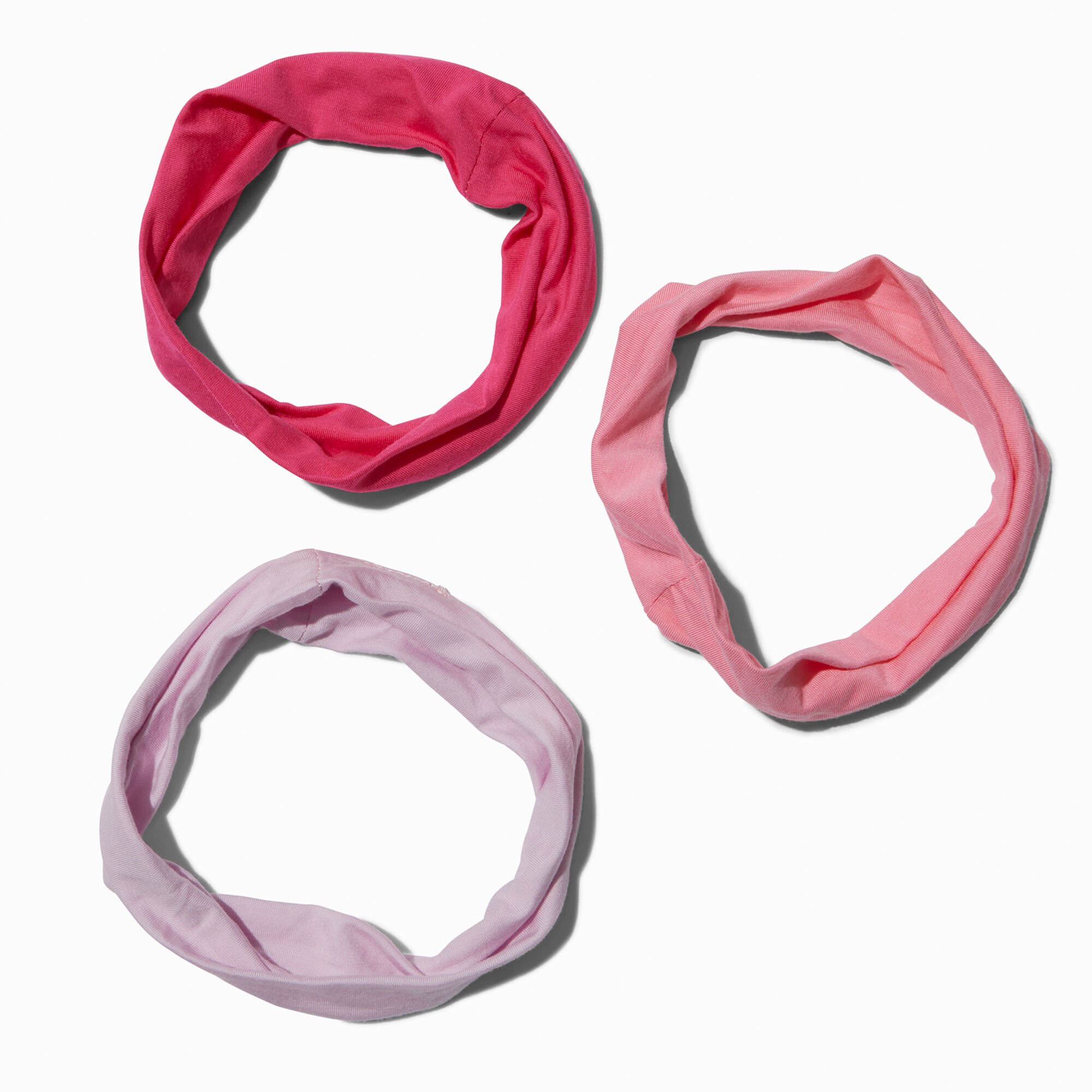 View Claires Mixed Headwraps 3 Pack Pink information