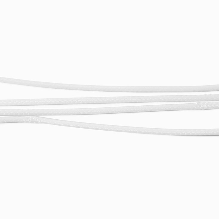 Ras-de-cou rosette rose,