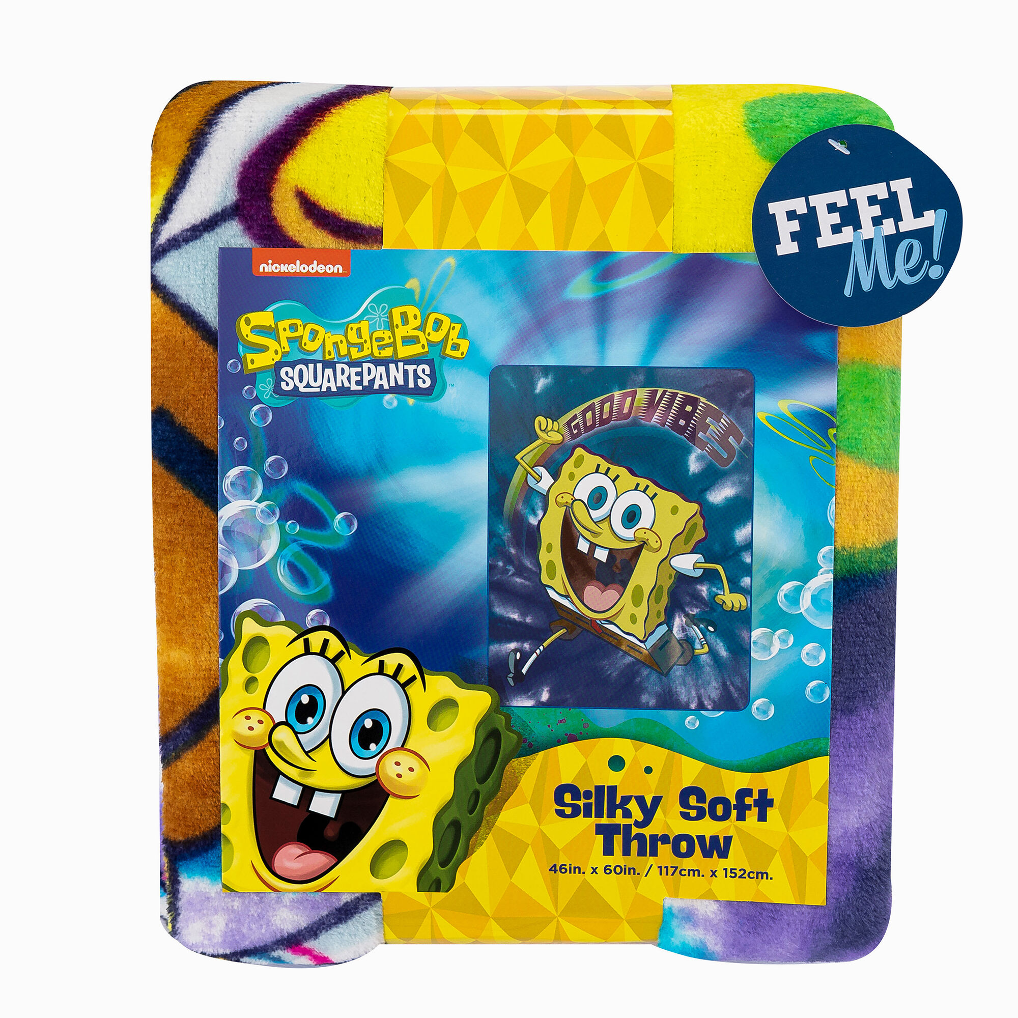 SpongeBob SquarePants™ Tie Dye Ready Silk Touch Throw (ds)