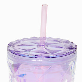 Pink Ombr&eacute; Faceted Tumbler,