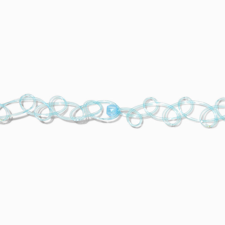Butterfly Mood Pendant Tattoo Choker Necklace,