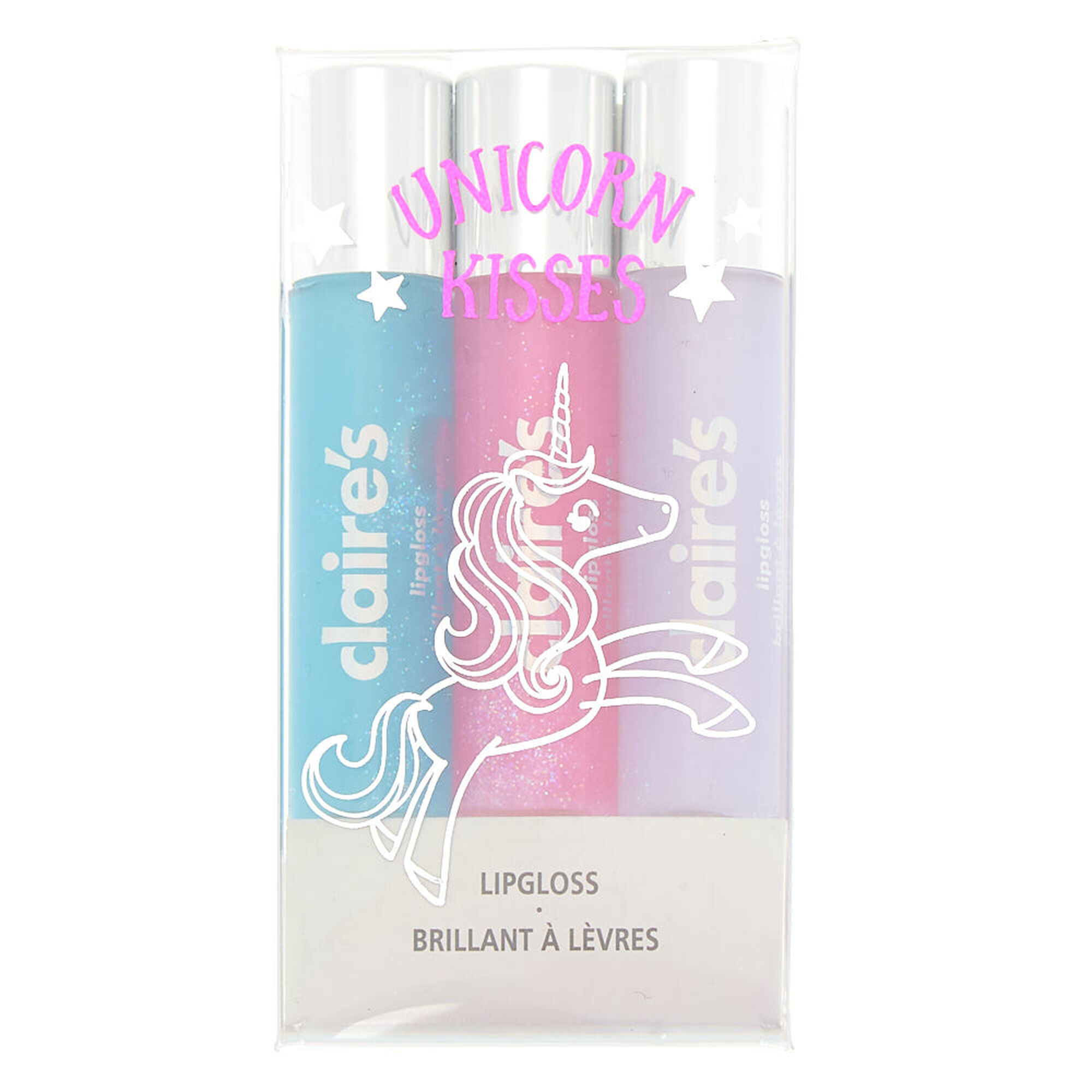 Unicorn Kisses Lipgloss Set 3 Pack Claire S