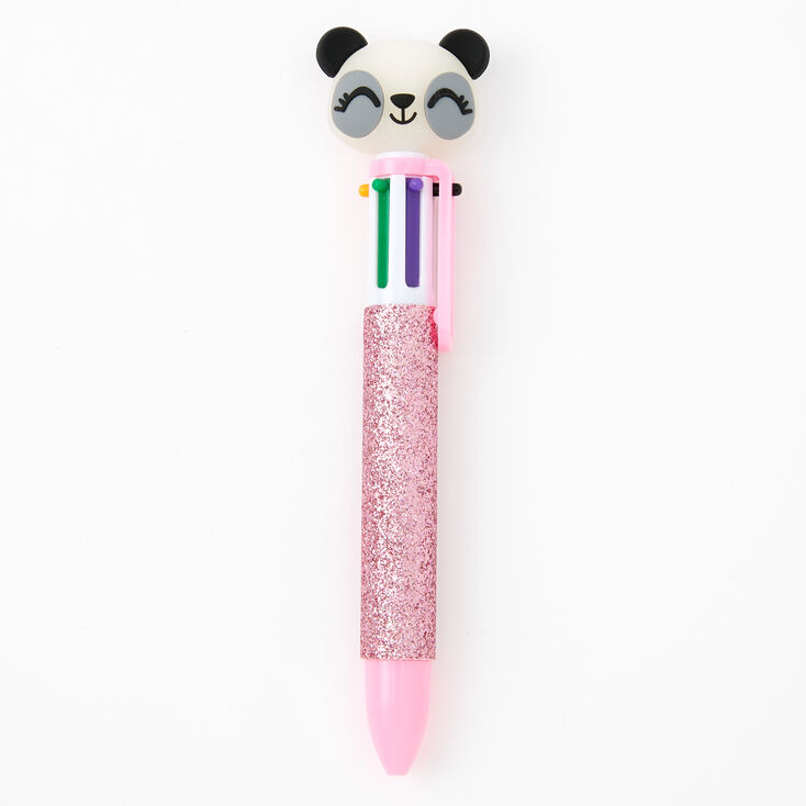 Glitter Panda Multicolored Pen - Pink,