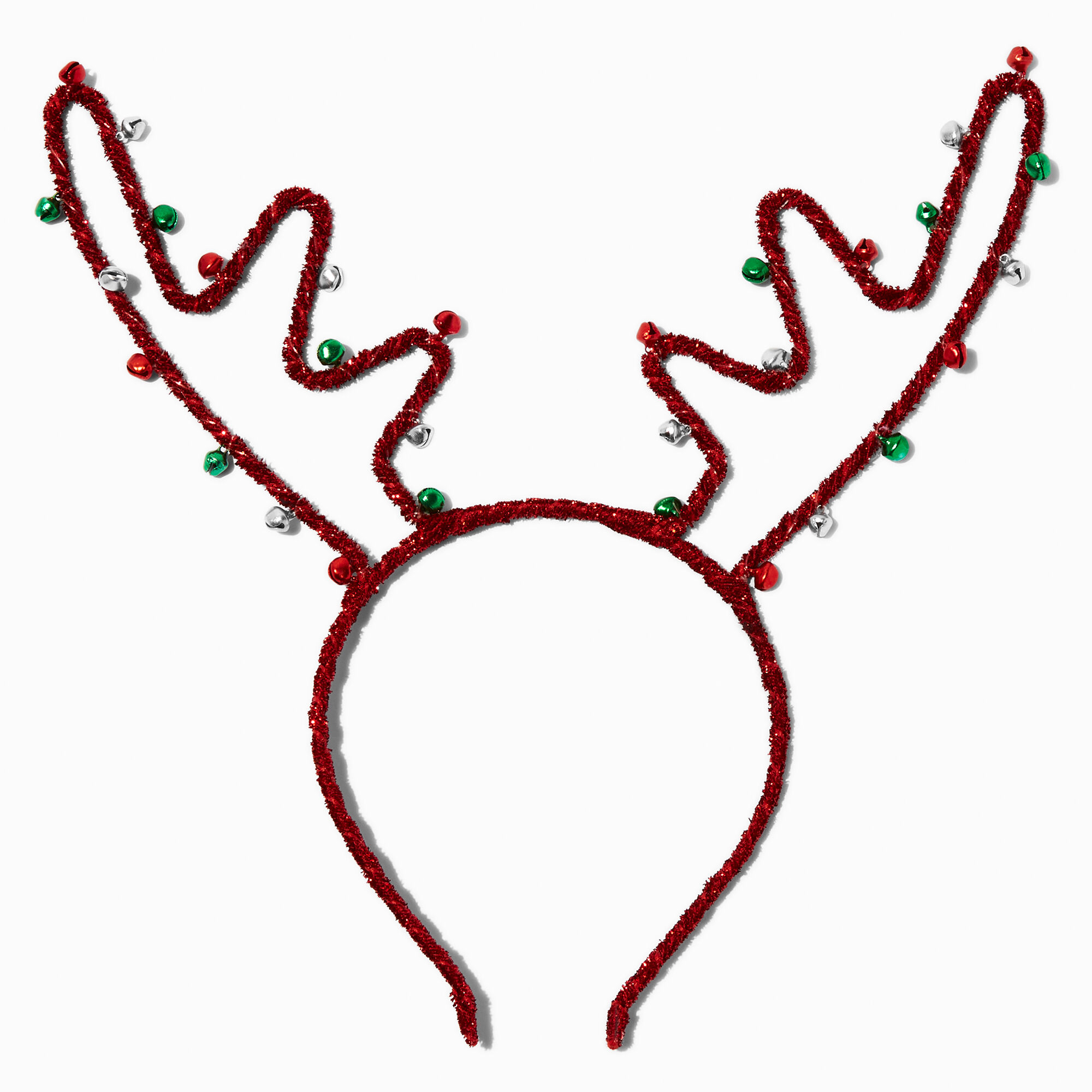 Reindeer antlers headband with bells 2025