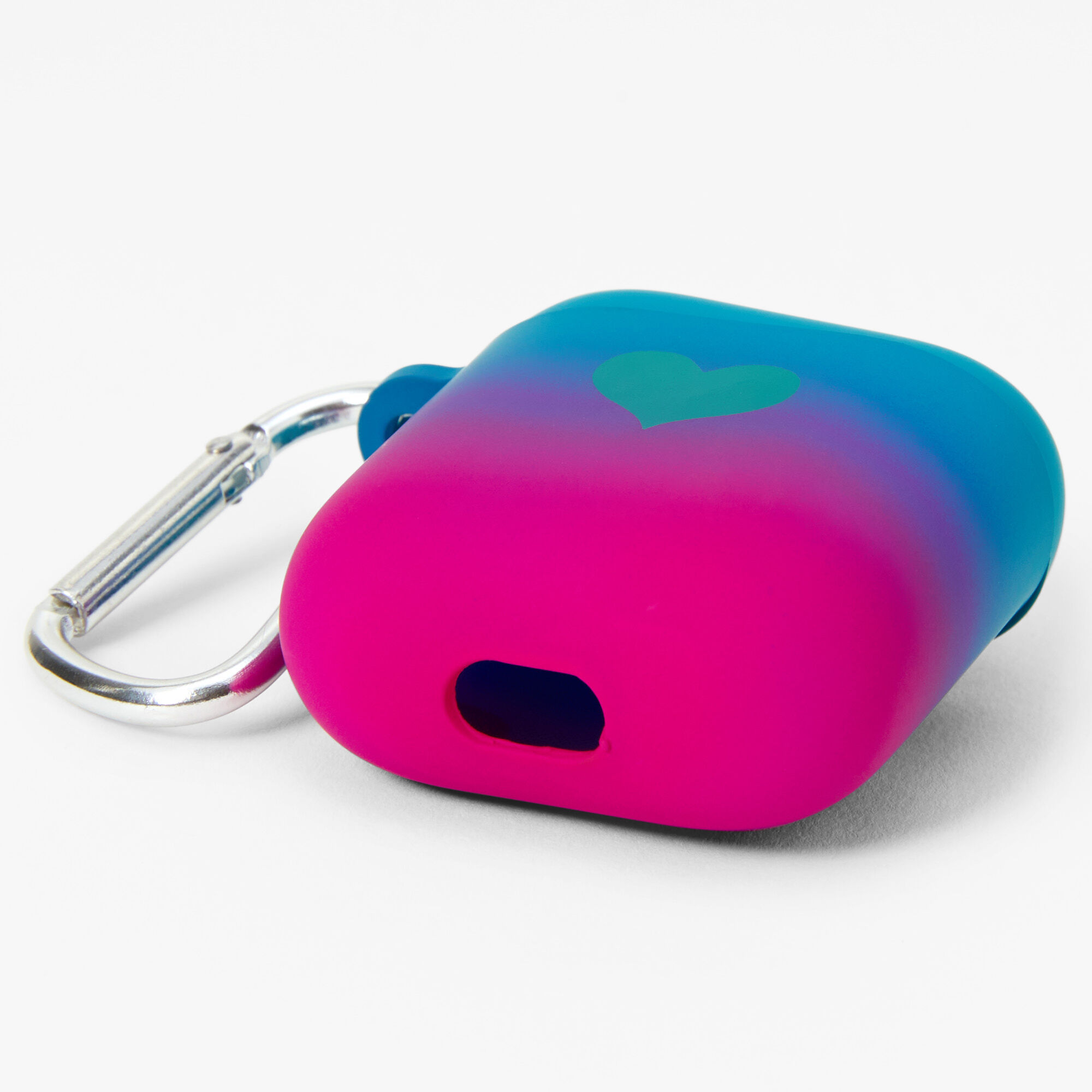 Ombre Heart Silicone Earbud Case Cover - Compatible With Apple AirPods®,