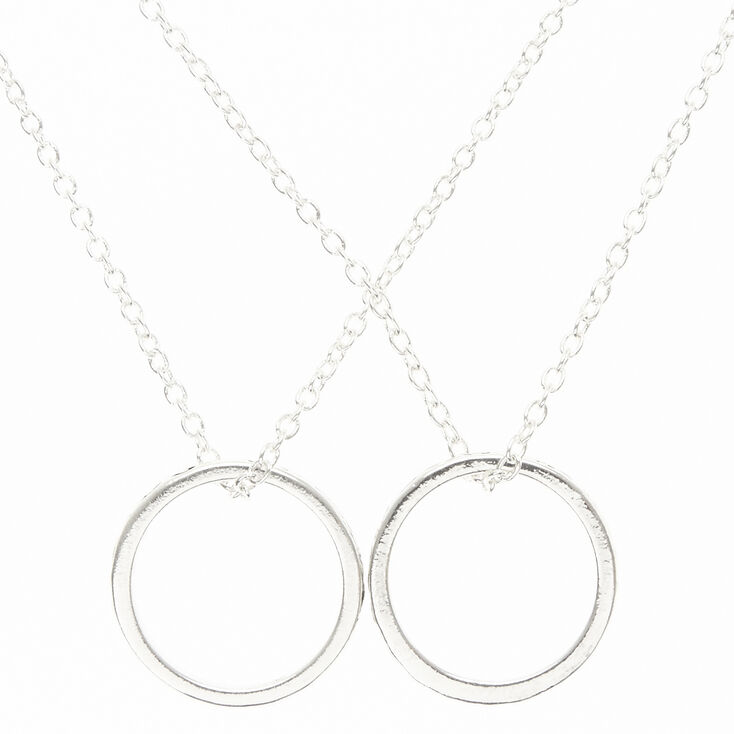 Best Friends Forever Ring Pendant Necklaces - 2 Pack,