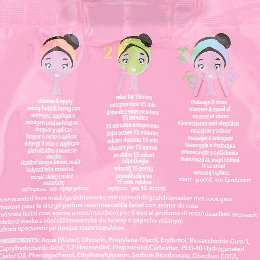 Miss Glitter the Unicorn Face Mask - Rose,