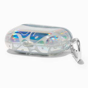 Wavy Happy Faces Holographic Earbud Case Cover - Compatible with Apple AirPods Pro&reg;,