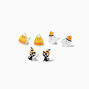 Sterling Silver Hocus Pocus Stud Earrings - 3 Pack,
