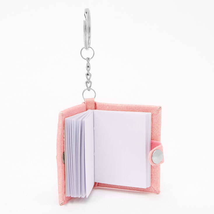 Initial Mini Journal Keychain - A,