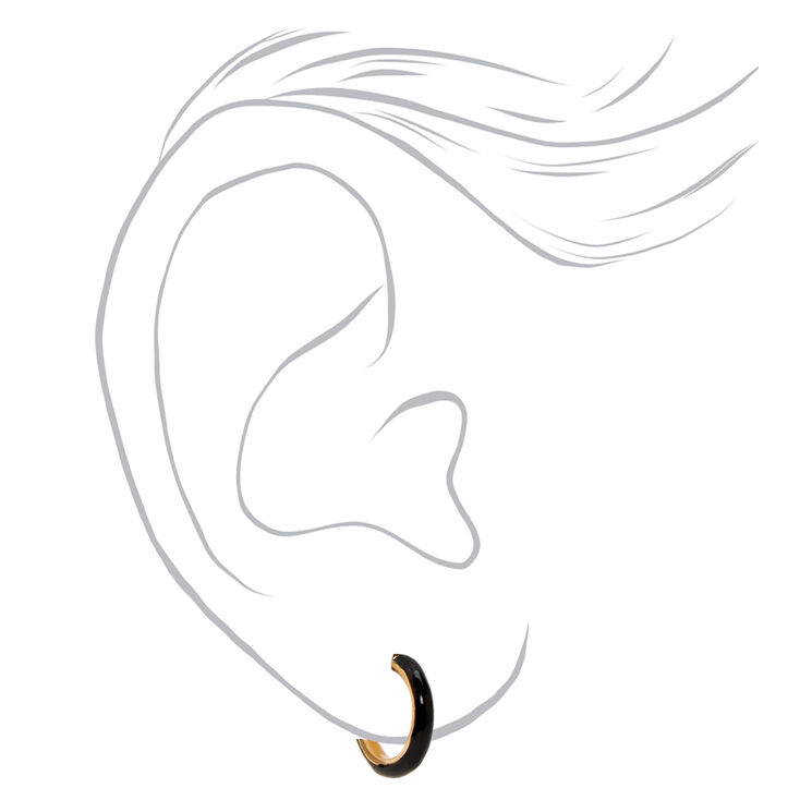 Mixed Metal Embellished Star Stud &amp; Hoop Earrings - 9 Pack,