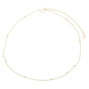 Sterling Silver Beaded Anklet,
