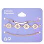 Lot de trois bracelets en filigrane,