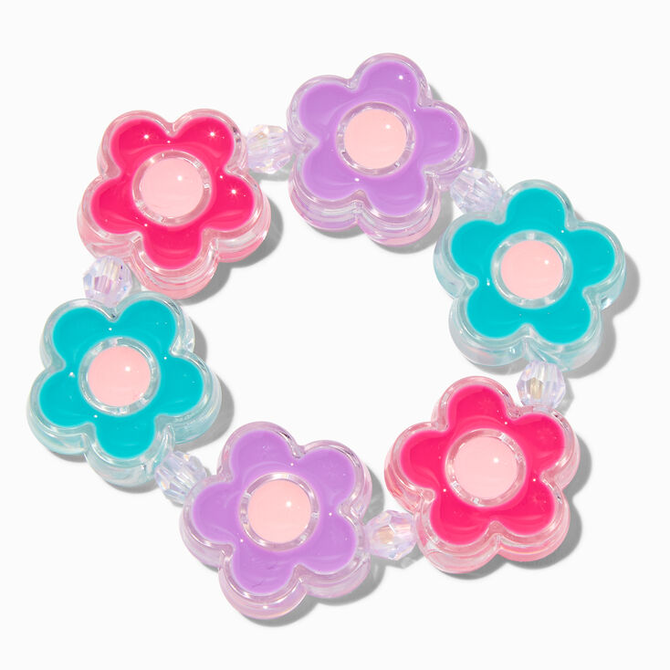 Claire&#39;s Club Flower Disc Stretch Bracelet,