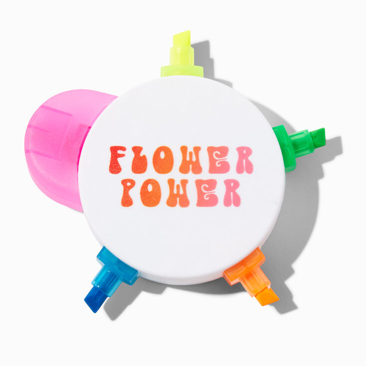 Flower Power Highlighters - 5 Pack,