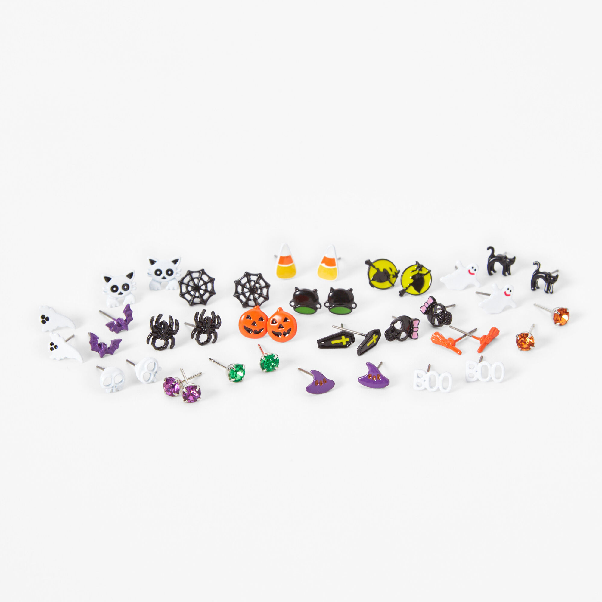Halloween Assorted Stud Earrings 20 Pack