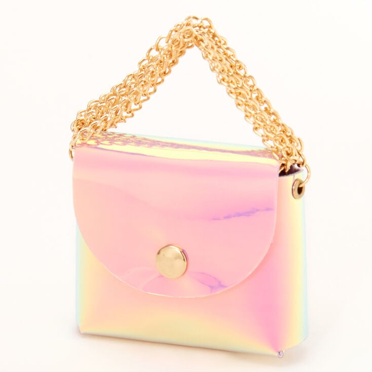 Holographic Mini Purse Earbud Case Cover - Compatible With Apple ...
