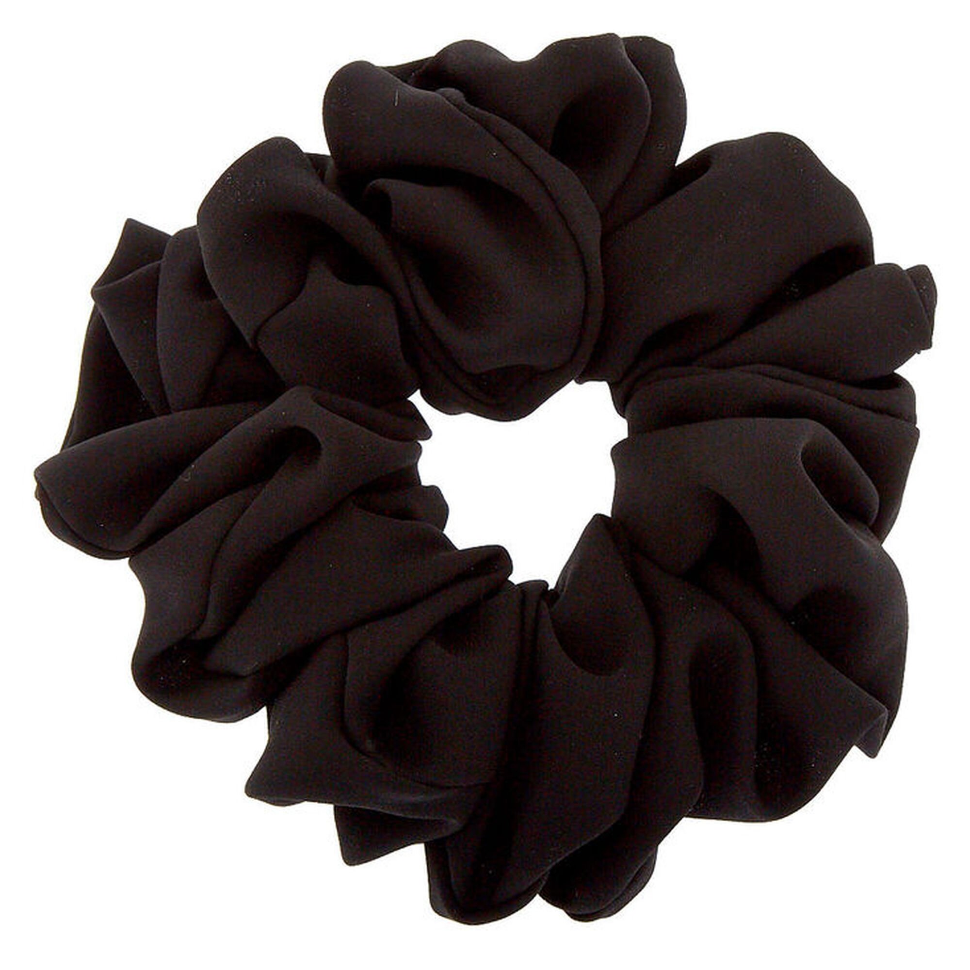 View Claires Giant Hair Scrunchie Black information