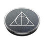 PopSockets&reg; Swappable PopGrip - Enamel Glitter Deathly Hallows,