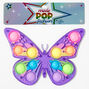 Pop Fashion Rainbow Butterfly Hard Mat Popper Fidget Toy,