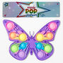 Pop Fashion Rainbow Butterfly Hard Mat Popper Fidget Toy,