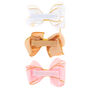 Claire&#39;s Club Ribbon Hair Bow Clips - 3 Pack,