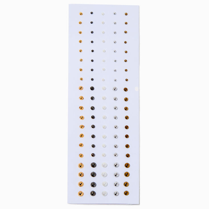 Metallic Ball Body Gems - 100 Pack,