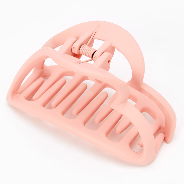 Medium Matte Hair Claw - Blush Pink,