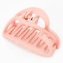 Blush Pink Medium Matte Hair Claw,