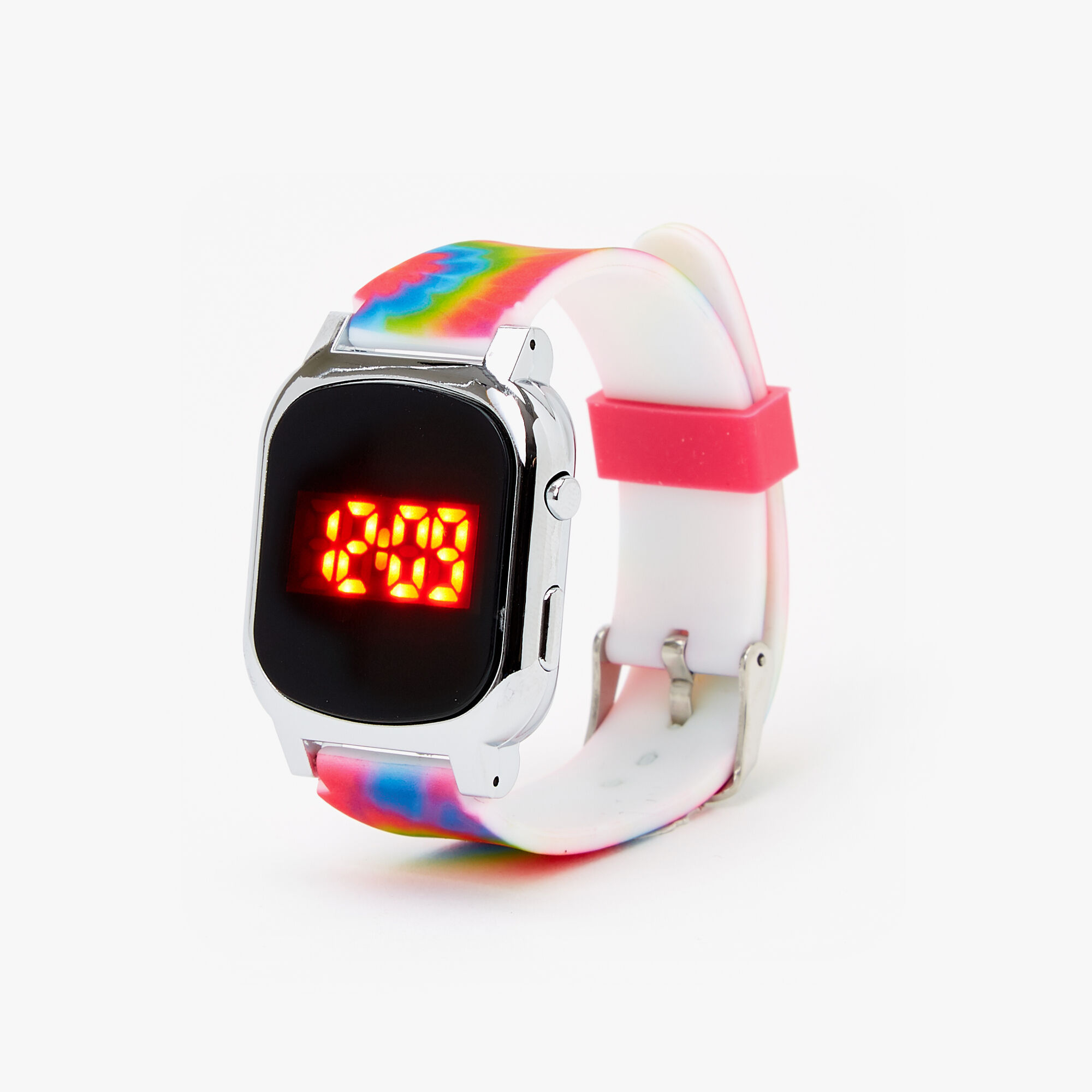 Rainbow Tie Dye LED Watch