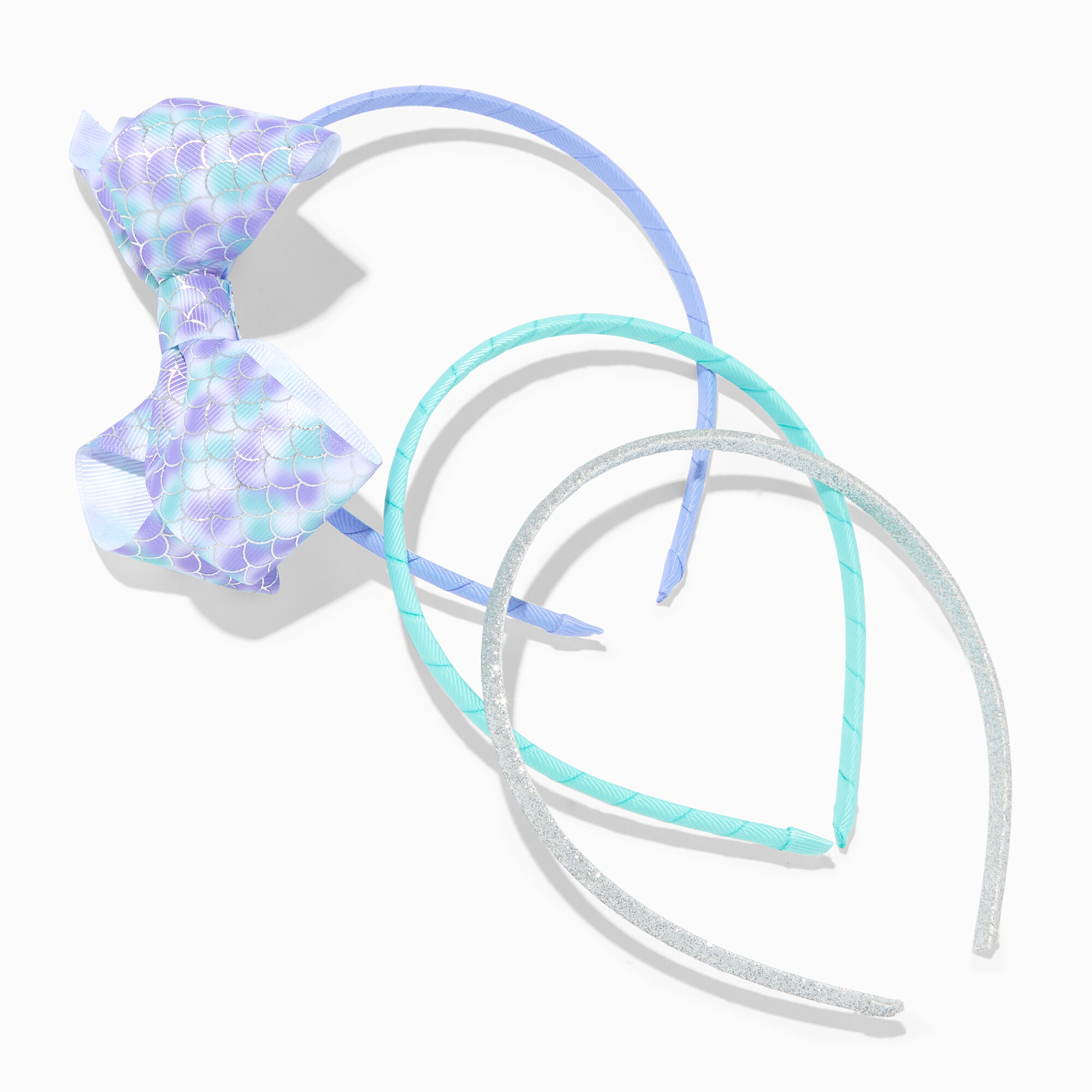 View Claires Club Mermaid Loopy Bow Headbands 3 Pack information