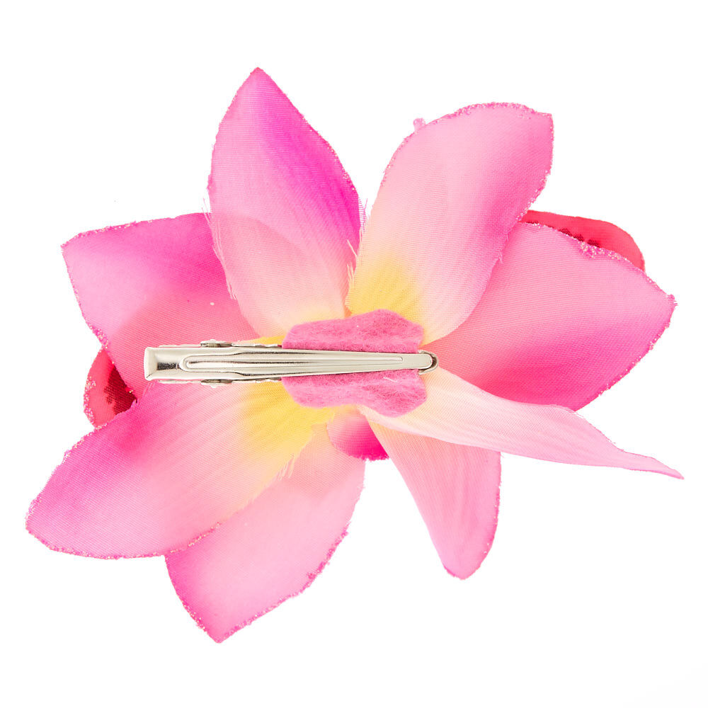 Orchid flower deals hair clip