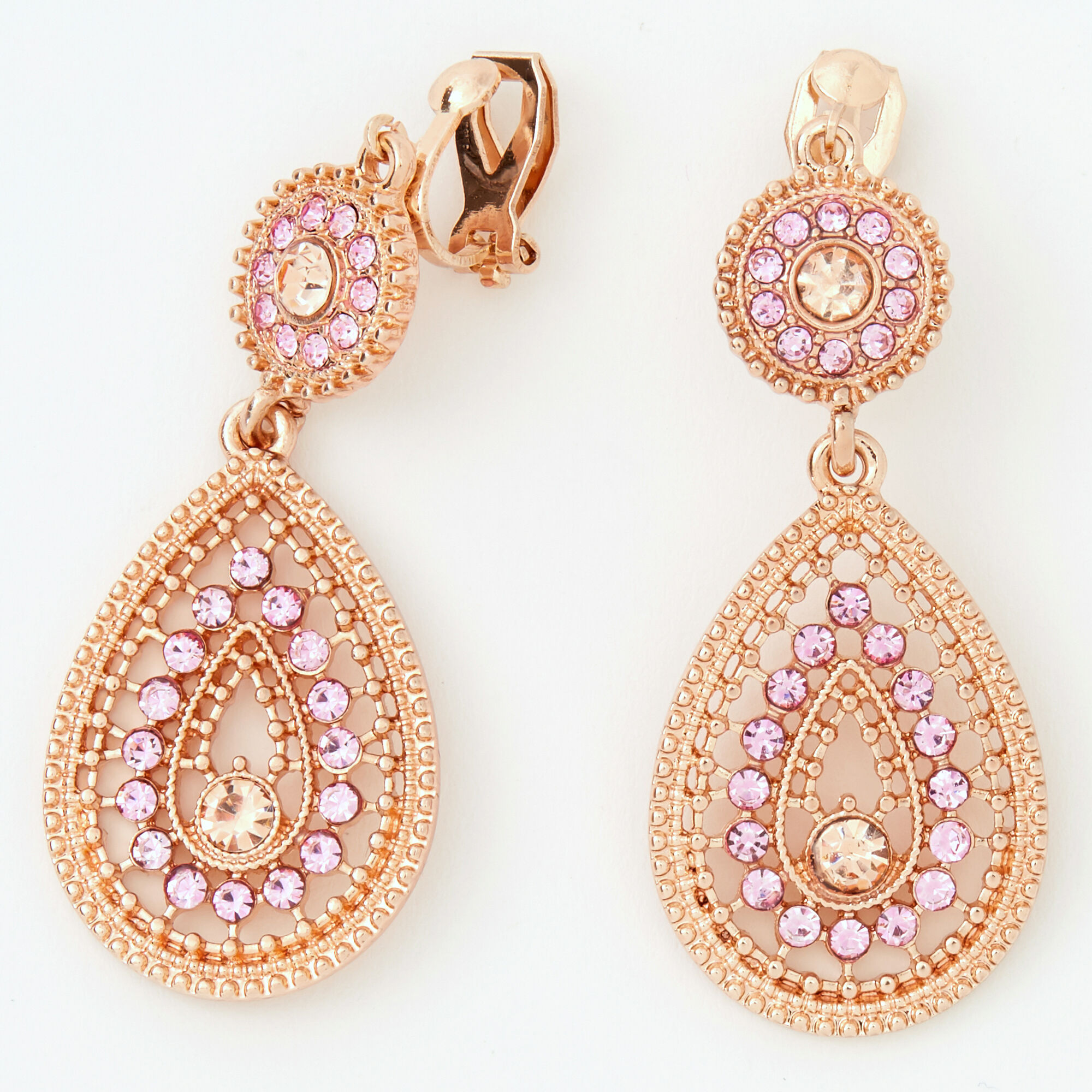 Details 82+ pink clip on earrings best - esthdonghoadian