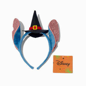 Disney Stitch Halloween Witch Glitter Ears Headband,