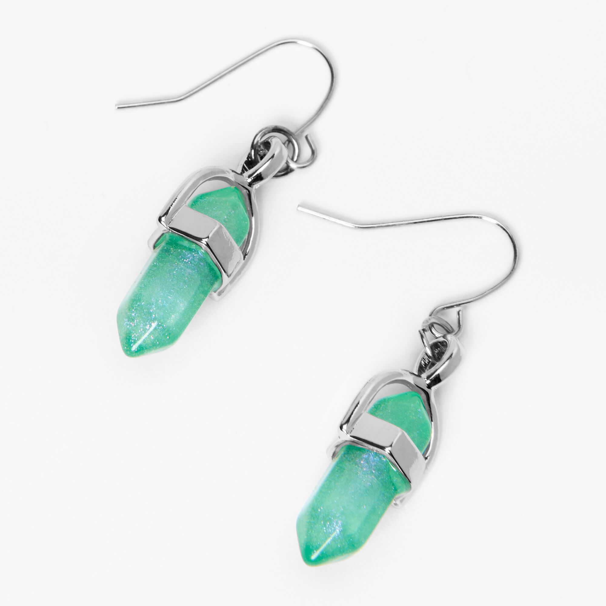 Mint green sale drop earrings