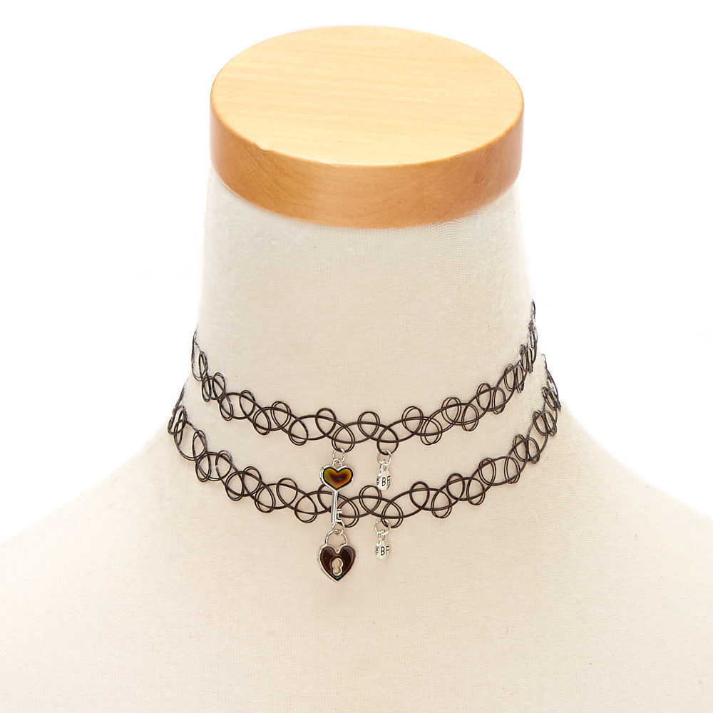 Claire's mood hotsell necklace key