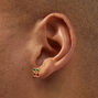 Gold-tone Cherry Stud Earrings,