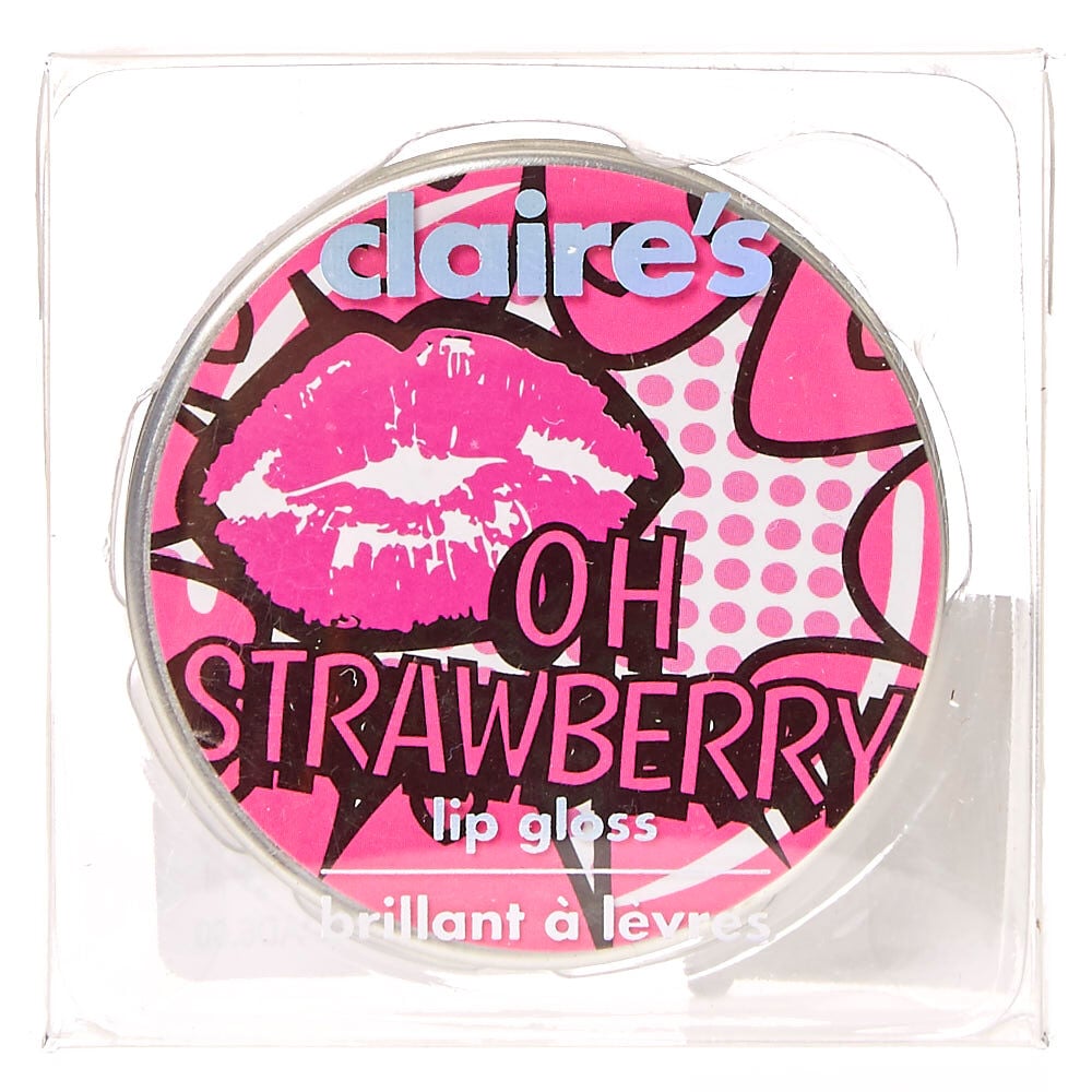 Strawberry Flavoured Lip Balm Tin,