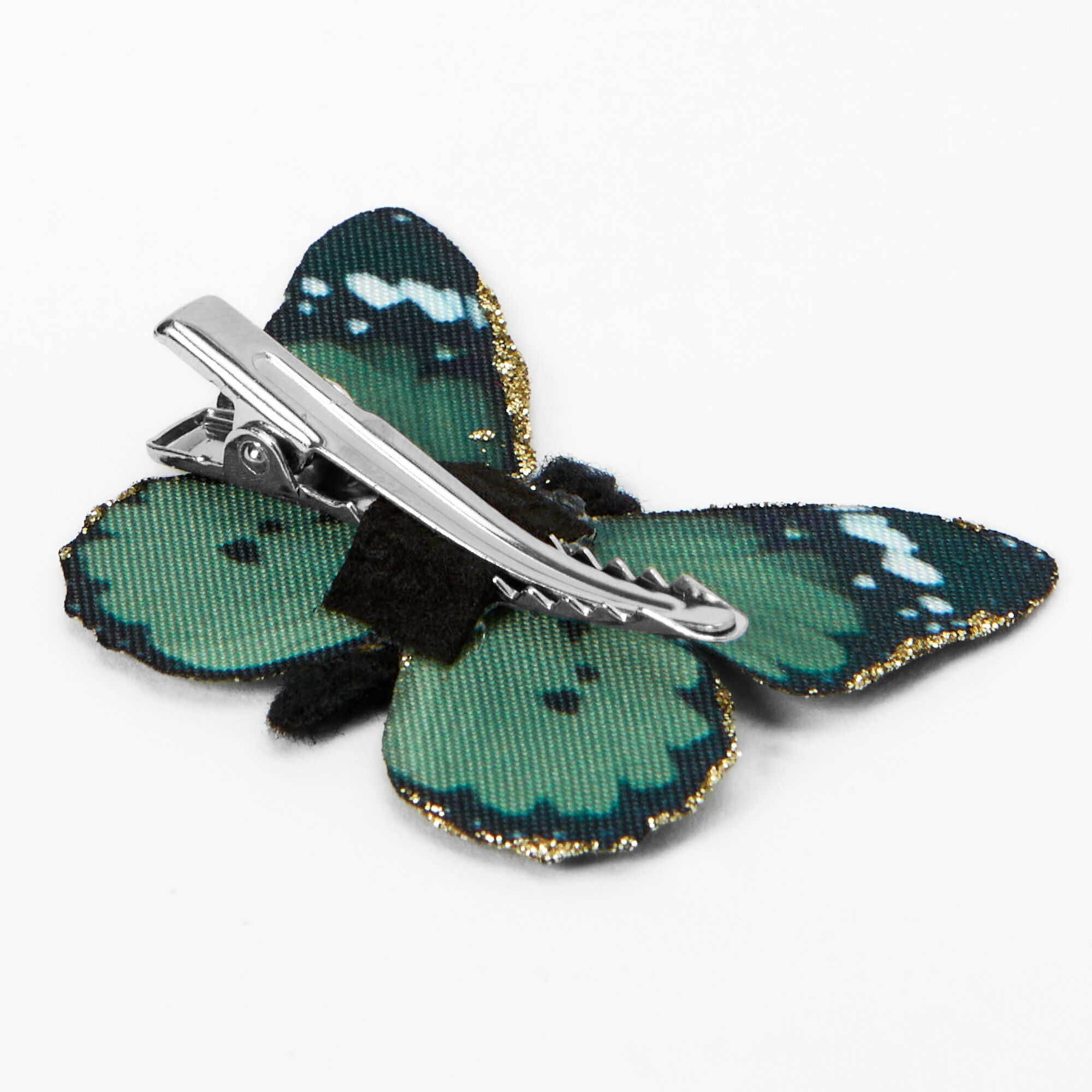 Blue & Green Butterfly Hair Clips - 3 Pack,